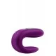 Satisfyer Double Fun Violeta Double Fun estimula fortemente ambos os parceiros durante o sexo. O formato em U é ajustado tanto por dentro quanto por fora - garantindo uma sensação sedutora para o clitóris, ponto G e pênis. Habilitado para apli