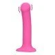 Satisfaça seus próprios desejos ou os do seu parceiro com este dildo de vibração média, este dildo pode ser usado por indivíduos de qualquer gênero ou orientação sexual para aumentar o prazer sexual. Compatível com arnês