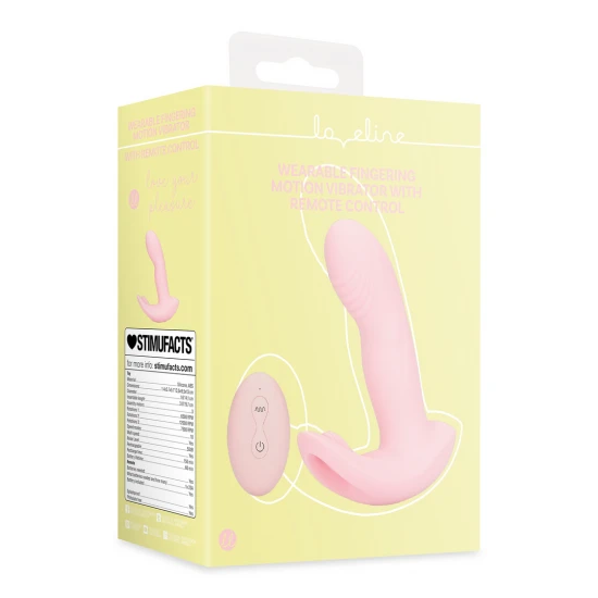 Vibrador de Cueca com Estimulador de Clitoris e Comando - Loveline - Rosa Vibrador de Cueca com Estimulador de Clitoris e Comando - Loveline - Rosa