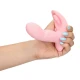 Vibrador de Cueca com Estimulador de Clitoris e Comando - Loveline - Rosa Vibrador de Cueca com Estimulador de Clitoris e Comando - Loveline - Rosa